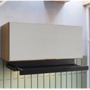 Ver imagem 1 de Armário Aéreo 1 Porta Basculante 70cm Veneza Modulada Bege/Mel/Arenas