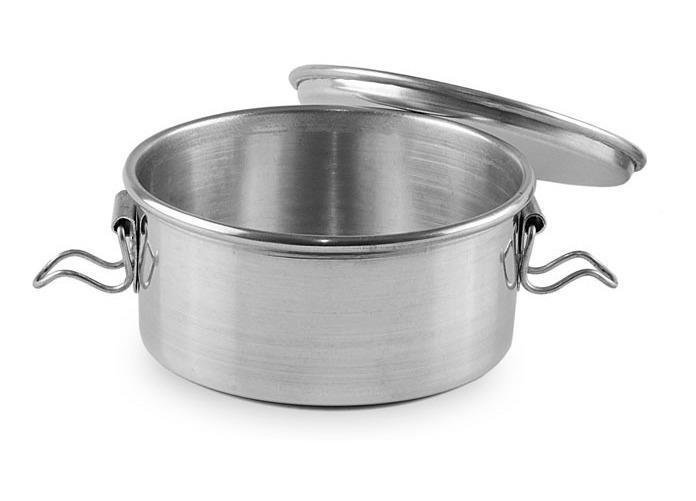 Marmita Alumínio Mini Pequena Redonda Nº 10 com Trava 400ml - 1