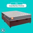 Ver imagem 4 de Cama Box Bau Blindado Casal + Colchão D23 Pro Inducol