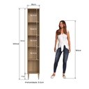 Ver imagem 4 de Armário Paneleiro 2 Portas 1 Nicho 35cm Veneza Modulada