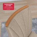 Ver mais imagens de Conjunto Sala de Jantar Mesa Easy Tower 170x90cm Mdf/vidro com 6 Cadeira Armoni Linho Bege Amendoa/