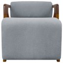 Ver imagem 3 de Poltrona Decorativa para Sala Moderna Chloe Bouclê Persa Premium Cores