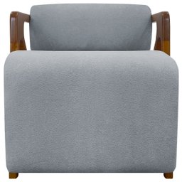 Poltrona Decorativa para Sala Moderna Chloe Bouclê Persa Premium Cores - 3