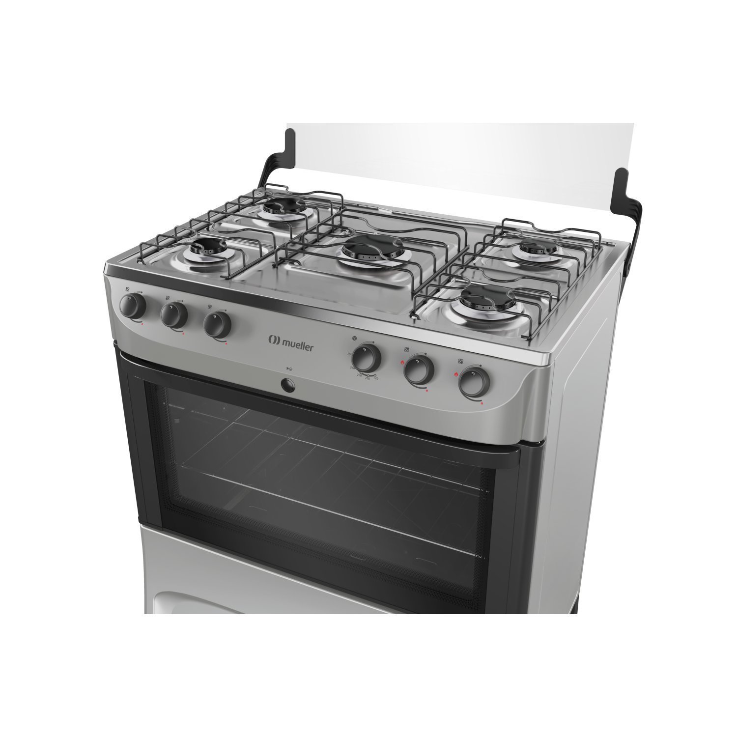 Fogão 5 Bocas com Mesa de Inox e Acendimento Mueller - 5