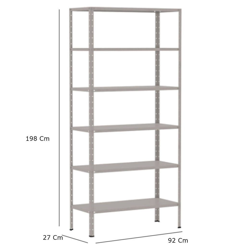 Estante de Aço Cozinha Leve 27 Cm Cinza - 10007 - 4