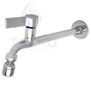 Ver imagem 5 de Torneira Tanque Metal Longa Bico Móvel Parede 22cm 1/4v C70
