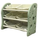 Ver imagem 3 de Prateleira Infantil Plástica Organizadora Cestos Multiuso Estante Baú Brinquedos Brinqway Bw-286