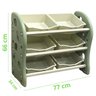 Prateleira Infantil Plástica Organizadora Cestos Multiuso Estante Baú Brinquedos Brinqway Bw-286 - 2