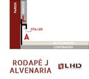 Ver imagem 6 de Rodapé Invertido Modelo J Alumínio Branco Fosco Altura 4cm Comprimento 3m