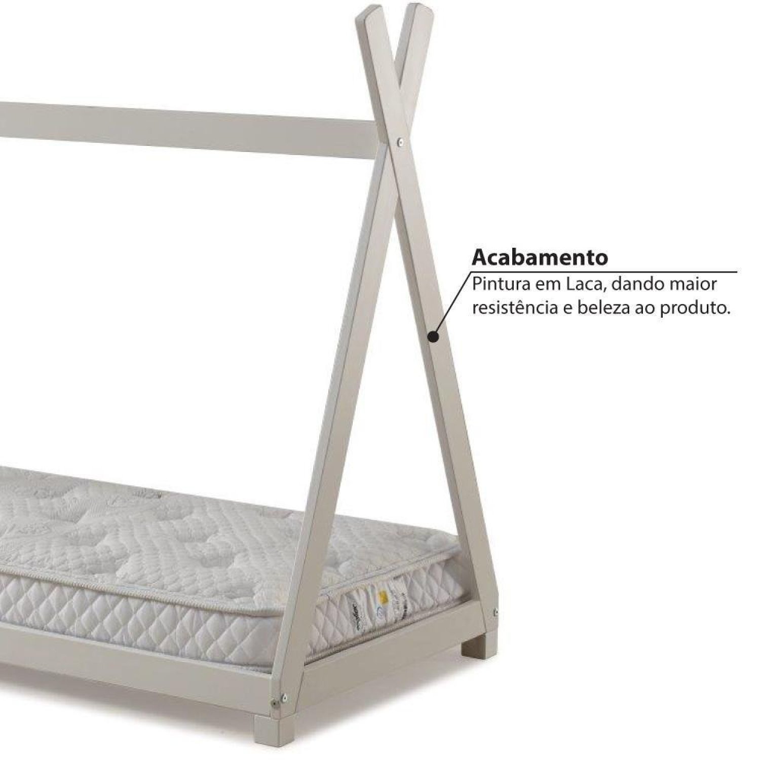 Mini Cama Montessoriano Soninho em Madeira Meninos Casatema - 4
