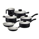 Ver imagem 1 de Jogo de Panelas Tramontina Linz 7 Peças em Alumínio Antiaderente Starflon Max Preto