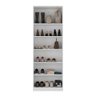 Sapateira Lia 1 Porta 5 Prateleiras 100% Mdf Branco - Pnr Móveis - 3