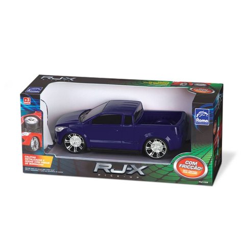 Carrinho Fricção - Rj-X Pick-Up - Azul - Roma