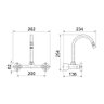 Torneira Misturador Docol Nova Invicta 1523606 de Parede Cromada - 4