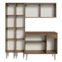 Ver mais imagens de Armário de Cozinha Compacta 169cm Rustic Emilly Madesa 09 Rustic Rustic