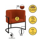 Ver imagem 7 de Kit Sofá 2 Lugares + 2 Poltronas para Recepção – Balaqui Cor:terracota