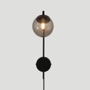 Ver imagem 6 de Arandela New Figo Preto C/ Plug e Interruptor - Vidro Fumê