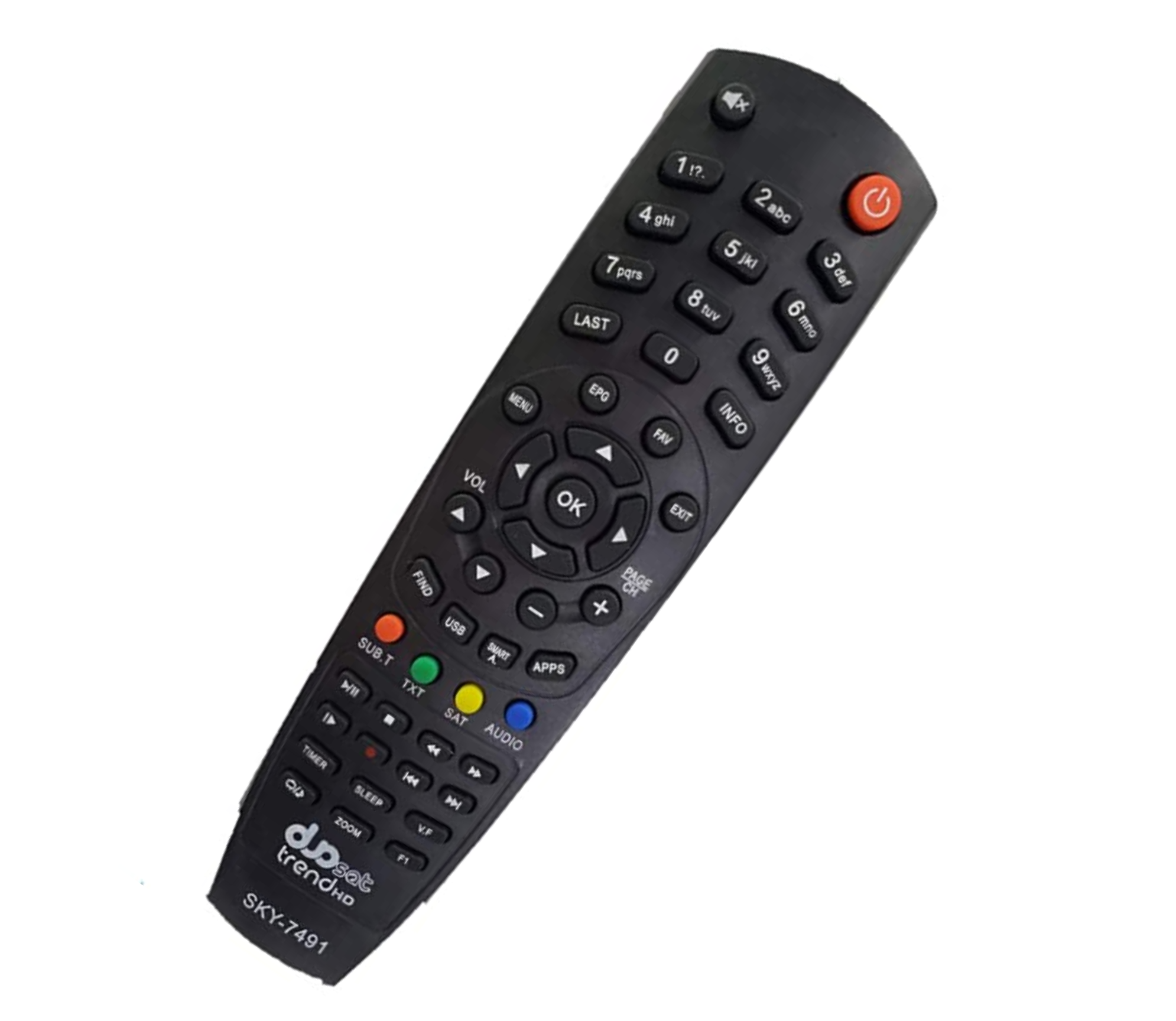 Controle Remoto Para Receptor Duosat Trend Hd Sky-7491 - 2