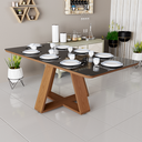 Ver imagem 3 de Mesa de Jantar 160x80cm MDF com Tampo de Vidro Moderna:Preto