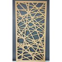 Ver imagem 4 de Painel Vazado Divisória Mdf Veneza Crú - 1,80x2,20m