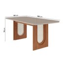 Ver imagem 4 de Conjunto Sala de Jantar 1 Mesa Retangular Tali 180cm 6 Cadeiras Miriti CabeCasa MadeiraOriginals