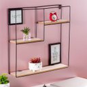 Ver imagem 3 de Nicho Aramado Quadrado C/ Prateleiras Doblavel – Preto