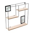 Ver imagem 4 de Nicho Aramado Quadrado C/ Prateleiras Doblavel – Preto