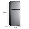 Geladeira Refrigerador Compacto Hq Defrost 140 Litros Preto/inox Hq-140rdf - 3