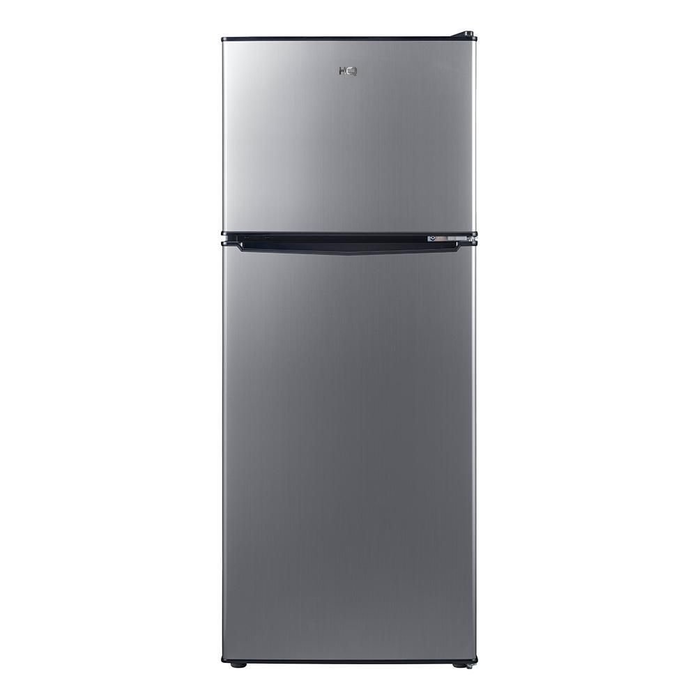 Geladeira Refrigerador Compacto Hq Defrost 140 Litros Preto/inox Hq-140rdf