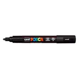 Caneta Posca Uni PC-5M Preta 74262 - 2