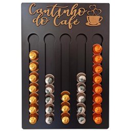 Porta Cápsulas de Café Nespresso Cor Preto Cantinho do Café - 4