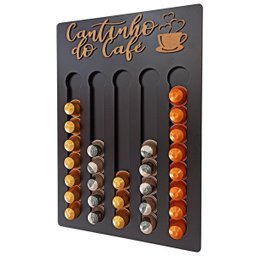 Porta Cápsulas de Café Nespresso Cor Preto Cantinho do Café - 2