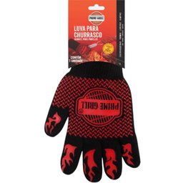Luva Térmica Prime Grill 16150 para Churrasco até 350ºc - 1