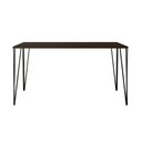 Ver imagem 3 de Mesa Elen Tampo Retangular de Madeira Amêndoa Marrom