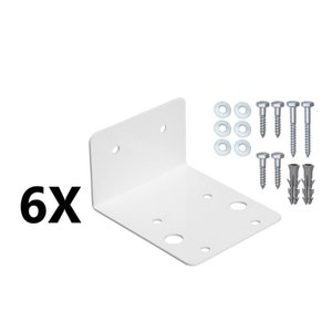 Kit 6 Suporte Metal P- Filtro Carcaça Big Blue 10 e 20 Bbi