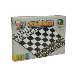 Brinquedo Xadrez em Mdf 33 Peças +3 Anos Paper Toy - 1