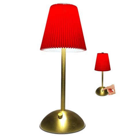 Lumianaria de Mesa 3 Tons Led Controle de Intensidade Bateria Recarregavel Usb Abajur Quarto Cabecei