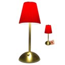 Ver imagem 1 de Lumianaria de Mesa 3 Tons Led Controle de Intensidade Bateria Recarregavel Usb Abajur Quarto Cabecei