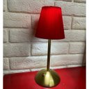 Ver imagem 4 de Lumianaria de Mesa 3 Tons Led Controle de Intensidade Bateria Recarregavel Usb Abajur Quarto Cabecei