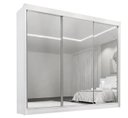 Ver imagem 2 de Guarda Roupa Dubai 3 Portas Espelhadas Branco - D Doro