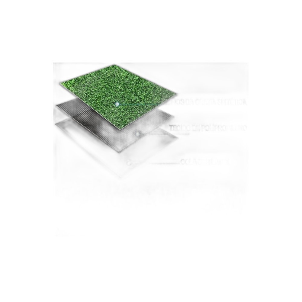 Grama Sintética Artificial 40mm com Proteção Uv e Anti-fungo 2,00 X 1,50m (3m²) - 8