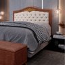 Cabeceira Cama Box Casal 140cm Imperial J02 Facto Marrom/Bege- Mpozenato - 2