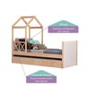 Bicama Infantil Garden com Telhado Single e Grade de Proteção Casatema MadeiraOriginals - 4