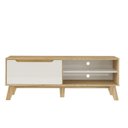 Ver imagem 6 de Rack para TV até 55 Polegadas MDF 134cm 1 Porta 2 Nicho Lotus Verona Artely Bege
