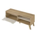 Ver imagem 5 de Rack para TV até 55 Polegadas MDF 134cm 1 Porta 2 Nicho Lotus Verona Artely Bege