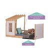 Cama Montessoriana Garden com Telhado Pergolado Casatema MadeiraOriginals - 3