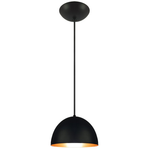 Pendente Decor Luminária Mexicano Alumínio Preto/cobre P