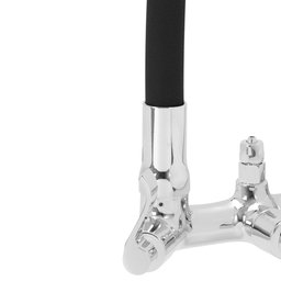 Torneira Flexivel de Parede com Saída para Purificador de Agua 1/4 Tubo Preto Dois Jatos Samer Metai - 2