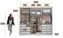 Ver imagem 5 de Guarda-Roupa Livorno 8 Gavetas com Espelho Neve Novo Horizonte