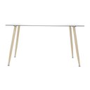 Ver imagem 3 de Mesa de Jantar Moderninha em Aço Cor Mel 120cm - 51846
